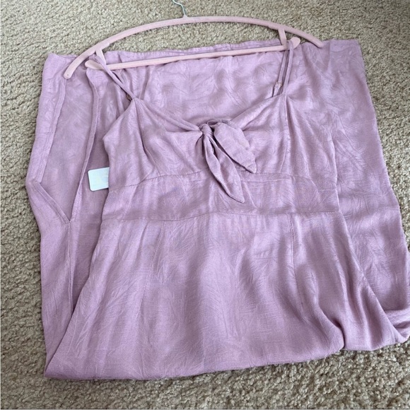 L*SPACE Amanda Dress Midi Tie Front - Picture 2 of 8